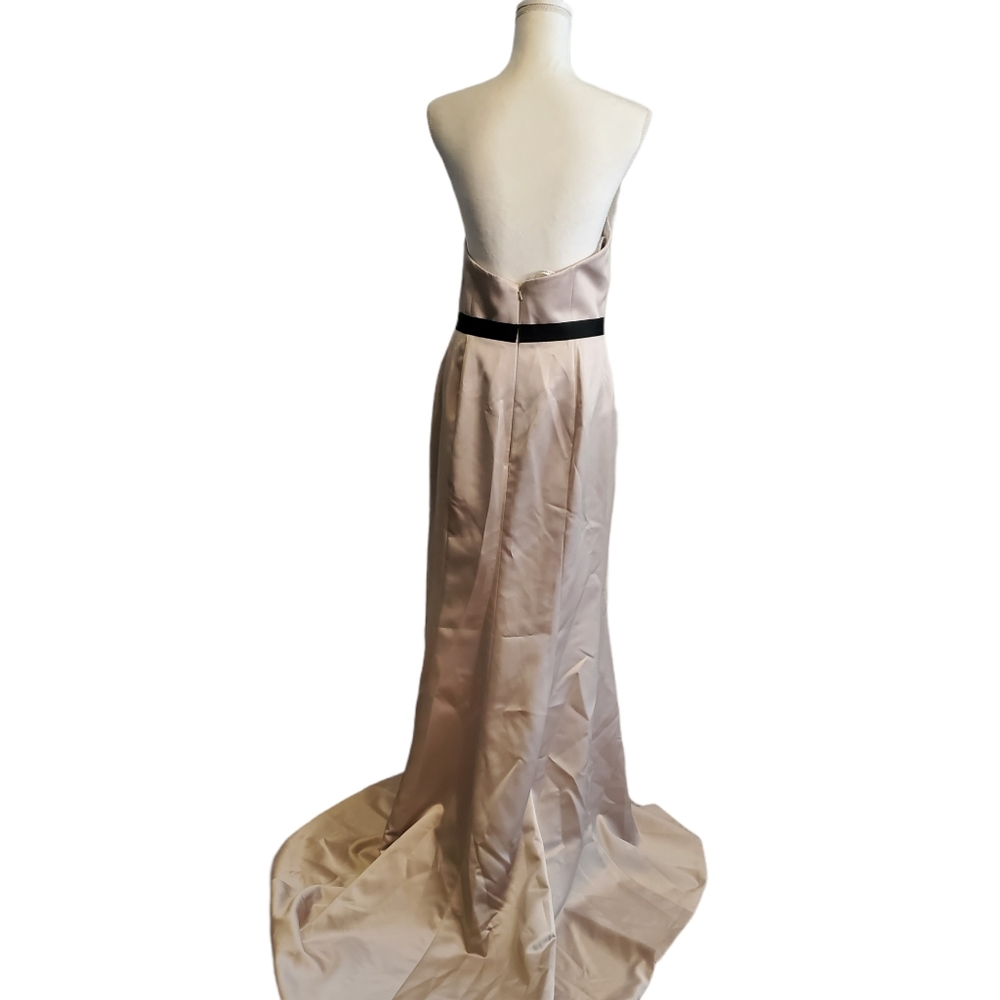 NEW Badgley Mischka Belted Waist Formal Dress - Picture 7 of 11